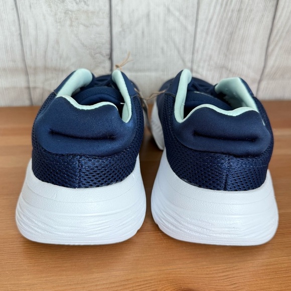NEW ADIDAS Cloudform Comfort Sneakers Dark Blue/Halo Mint/Cloud White Woman’s 10 - Picture 4 of 5